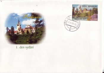 FDC AU 004 Wertstufe 10,- Kč ● - 2008